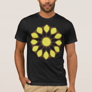 Fraktal Sun Flower T-Shirt