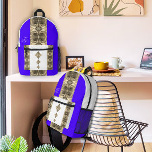 Fraktal symmetrisch Druck Ausschneiden Rucksack
