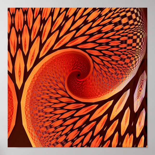 Fraktal Tree Poster (Vorne)