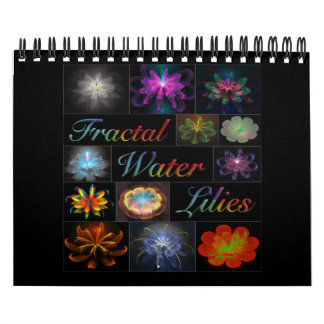 Fraktal-Wasser-Lilie Kalender