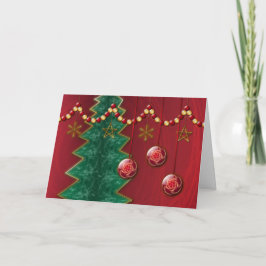 Fraktal Weihnachtskarte Feiertagskarte