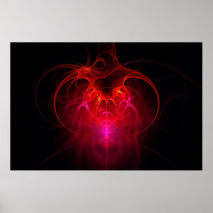 Fraktal - Wissenschaft - Das neuronale Netzwerk Poster