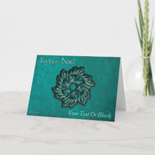 Fraktal Wreath - Joyeux Noël Karte