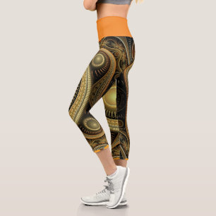Fraktal Zazzle_Growshop. Capri Leggings