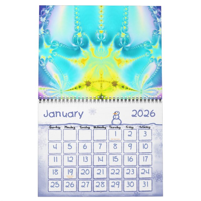 Fraktale 2011-2012 kalender (Jan 2026)