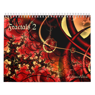 Fraktale 2, 12-Monats-Kalender Kalender