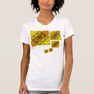 Fraktale Geometrie Damen Leichtes Shirt
