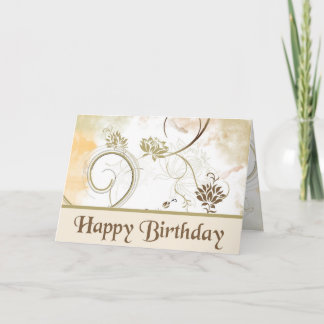 Fraktale - Happy Birthday Karte