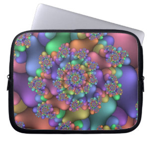 Fraktale (Karneval) Elektronik-Sieb Laptopschutzhülle