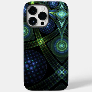 Fraktale Kunst Mandala Universum Stretch Print Case-Mate iPhone 14 Pro Max Hülle