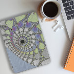Fraktale pflanzliche Textur iPad Pro Cover<br><div class="desc">Fraktal bestehend aus Motiven,  die wie Blätter von Bäumen aussehen. Zärtliche Farben.</div>
