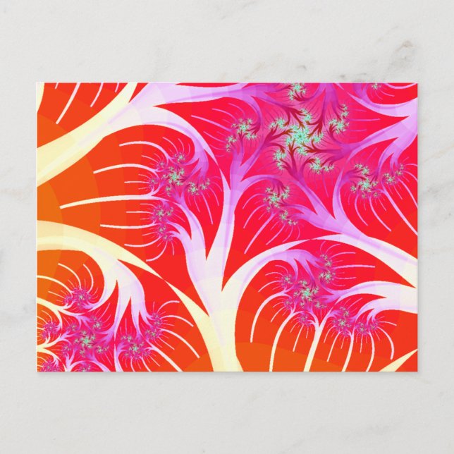 Fraktale Postkarte (Vorderseite)