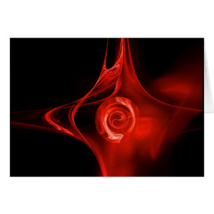 FRAKTALE ROSE , rot