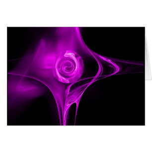 FRAKTALE ROSE , violett lila