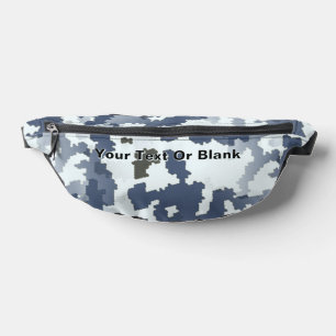 Fraktale Wintertarnung Bauchtasche