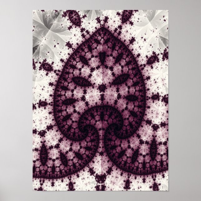 Fraktaler Baum Poster (Vorne)