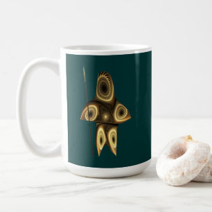 Fraktaler Inuit-Jäger Kaffeetasse
