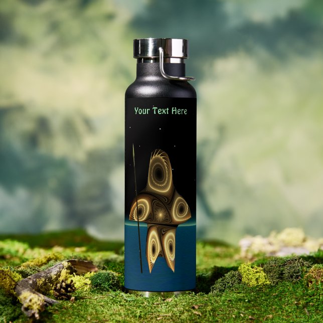 Fraktaler Inuit-Jäger Trinkflasche (Außenbereich (gedreht))