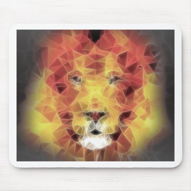Fraktaler Löwe Mousepad (Vorne)