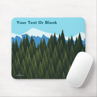 Fraktaler Wald Mousepad