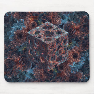 Fraktalwürfel mit Mandelbrot-Ausschnitt Mousepad