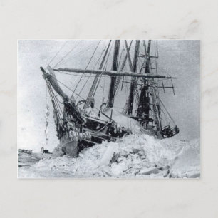 Fram, Nansen's ship, in polar ice Postkarte
