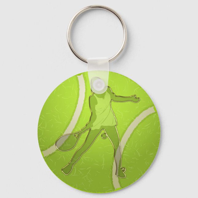 FRAMAN TENNIS PLAYER DESIGN SCHLÜSSELANHÄNGER (Vorderseite)