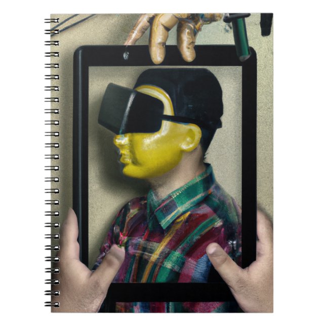 Framed Reality/Digital Art Journal Notizblock (Vorderseite)