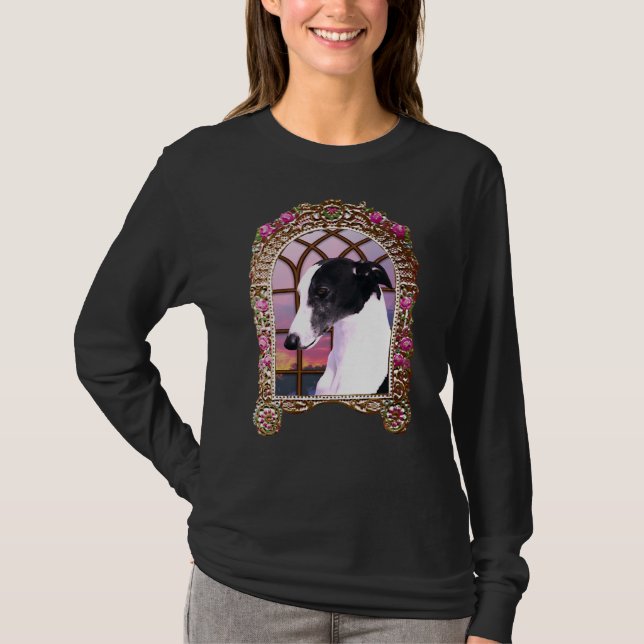 Framed Whippet T-Shirt (Vorderseite)