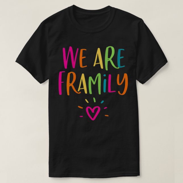 FRAMILIENFREUNDE und Wiedersehen-Sammler für Famil T-Shirt (Design vorne)