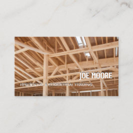 Framing Contractor Visitenkarte