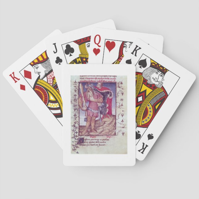 Franc 606 f.11 Ulysses, der das Auge des Zyklops Spielkarten (Rückseite)