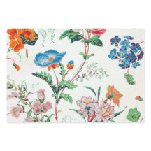 France 1830 Floral Antique Wallpaper