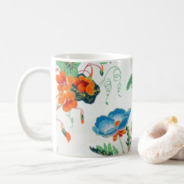 France 1830 Floral Antique Wallpaper Kaffeetasse