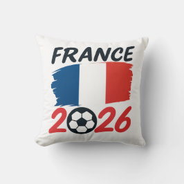 France 2026 Soccer Fan Design Flag Colors Kissen