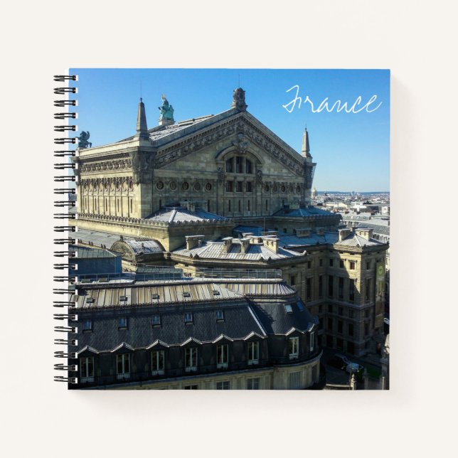 France Architecture France Paris Notizbuch (Vorderseite)