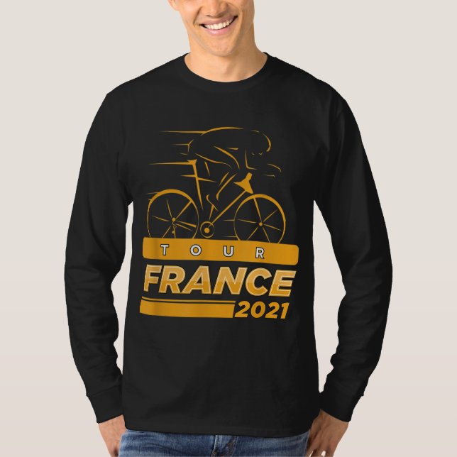 France Bicycle French Road Racing Summer Tour Fran T-Shirt (Vorderseite)