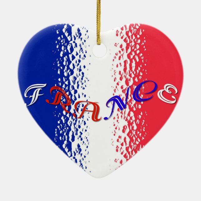 France Ceramic Ornament (Hinten)