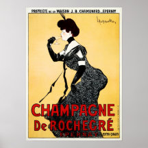 France CHAMPAGNE De ROCHEGRE Leonetto Cappiello Ad