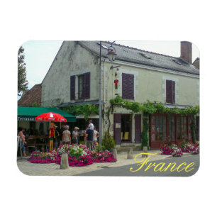 France Cityscape Street Restaurant Café View Magnet