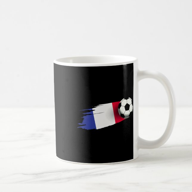 France Flag Jersey French Soccer Team French _1  Kaffeetasse (Rechts)