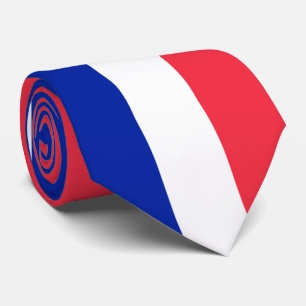 France Flag Krawatte