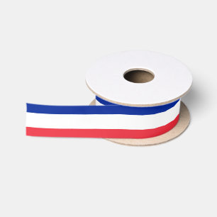 France Flag Ribbon Satinband