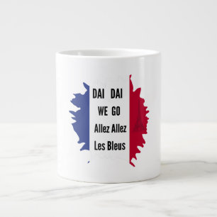 France Football 2026 Fan-Becher - Allez Les Bleus Jumbo-Tasse