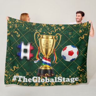 France Football 2026 Global Games Luxus Fleecedecke