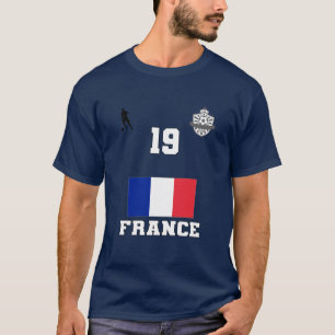 France Football Soccer Team #19 T - Shirt