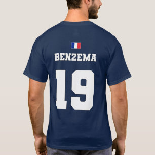 France Football Soccer Team #19 T - Shirt
