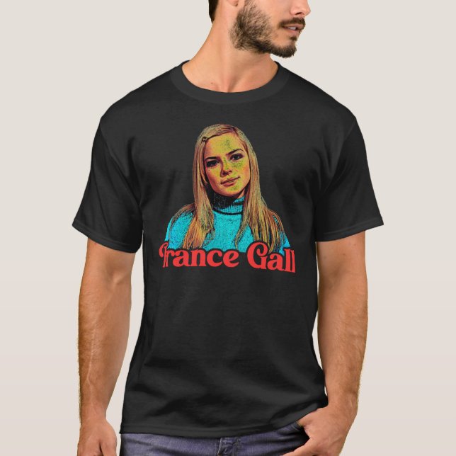 France Gall  French Yé-Yé Icon Fan Art Classic T-S T-Shirt (Vorderseite)
