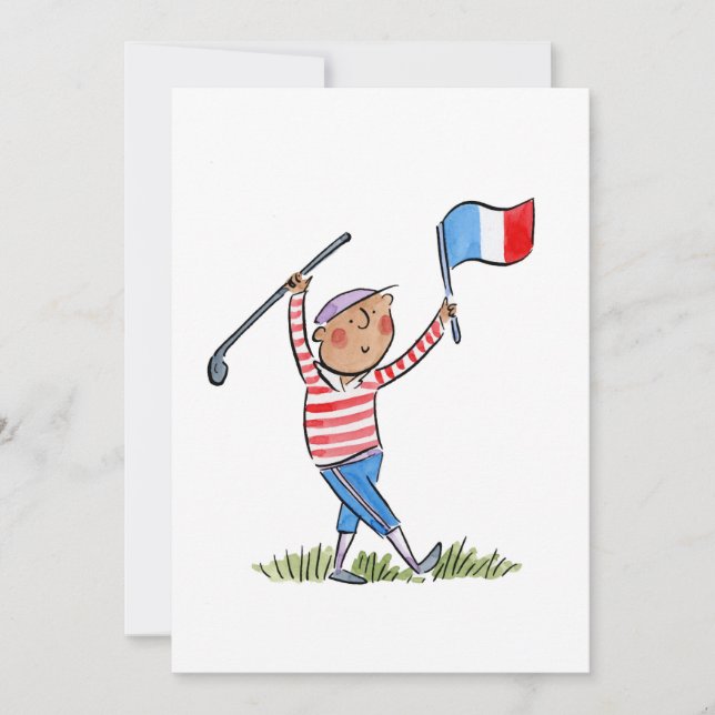 France Golf Einladung (Vorderseite)