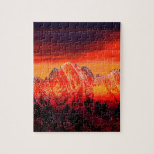 France Mont Blanc Cable Car Puzzle